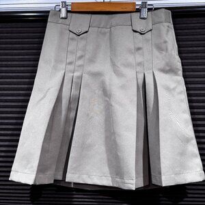 French Toast Front Pleated Skirt with Tabs Khaki color/ Girls/ SZ: 12